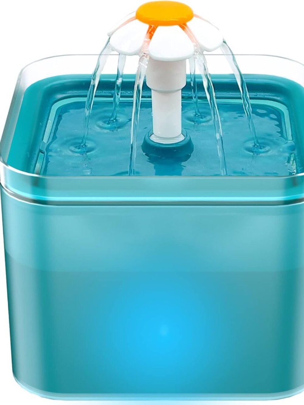 Cat Water Fountain for Drinking: Automatic Dog Bowl Dispenser - Pet Waterer Bow